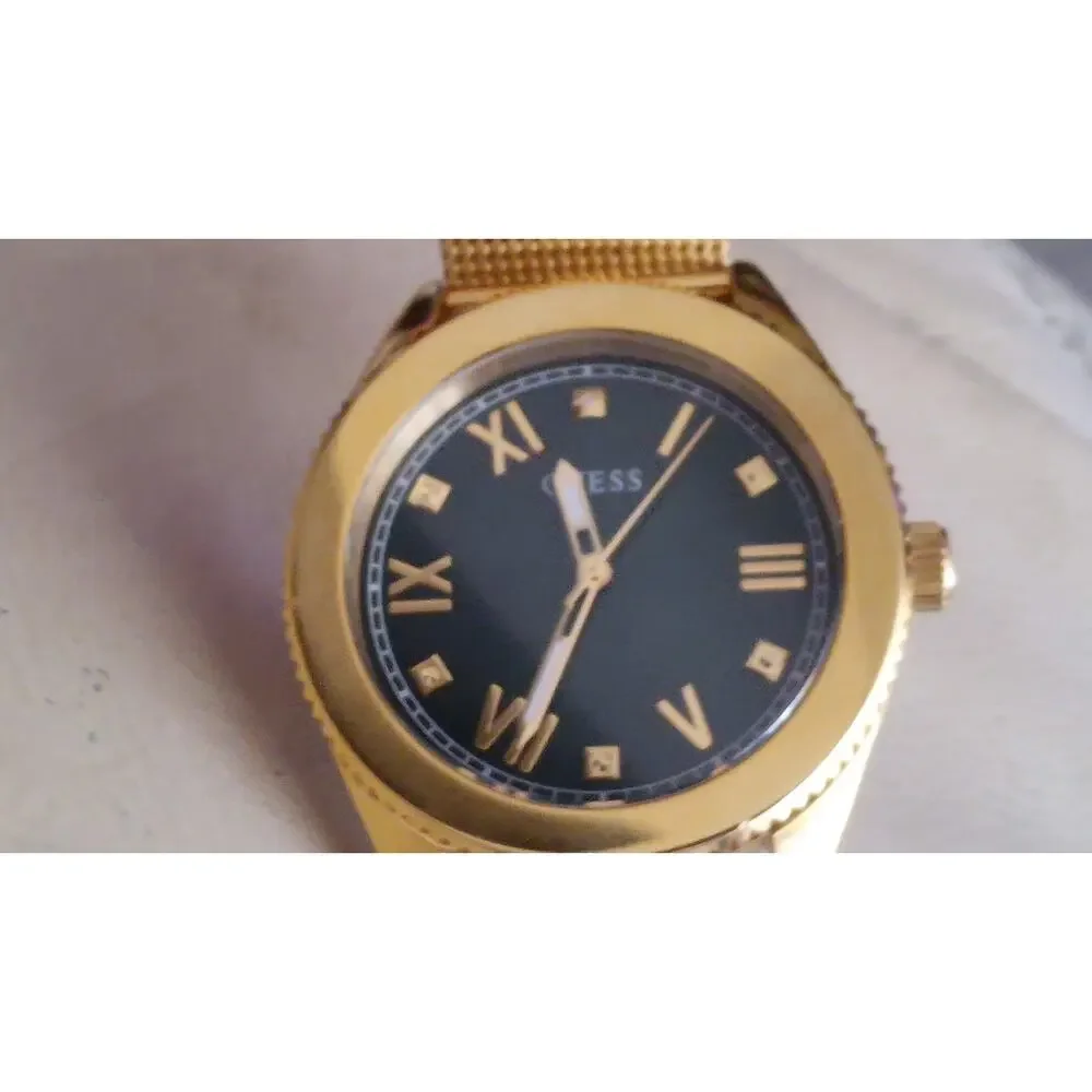 Guess Men’s Watch Stainless Steel Quartz Diamond Accent‎ Analog Wristwatch